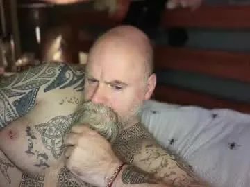 tattooeddilf01 — Cum & have some fun. Milk my cock, #cumshow Pvt & C2C open. #tipmenu #penispump #piercednipples  #thickcock #daddy #british #tattoos #bigballs #shaved #naked #cumshow #dilf #beard [2500 tokens remaini