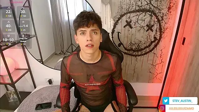 stev_austin_ — Take off t-shirt + blow job